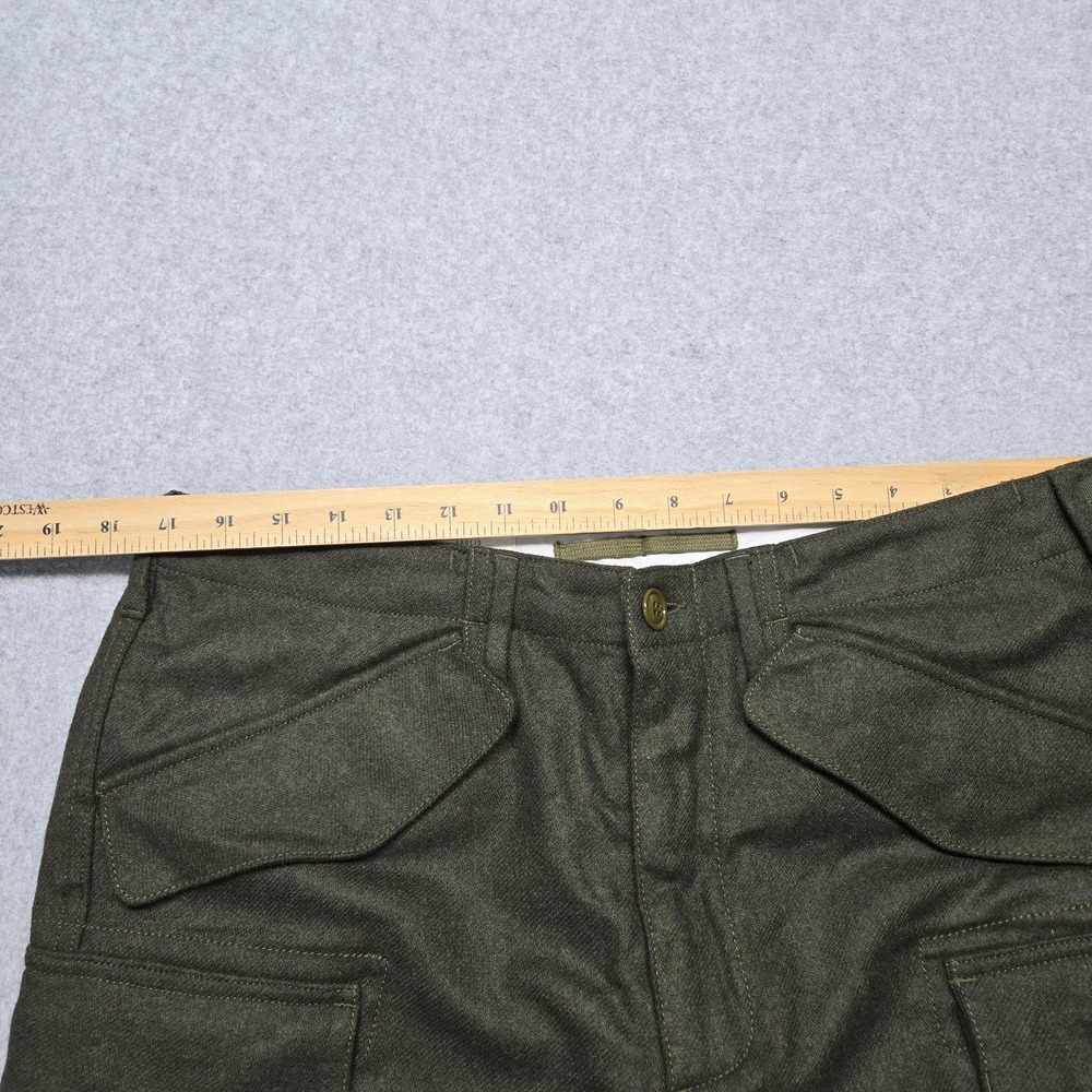 Apolis Pants Mens 34x32 Green Cargo Tweed Global Citizen Drawstring‎ Pockets - Picture 6 of 15